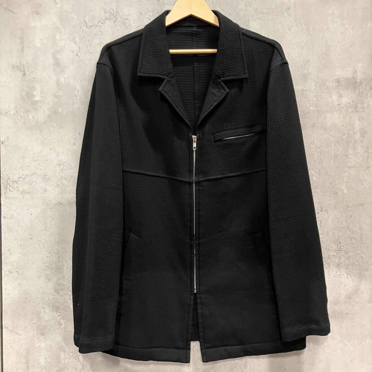 00AW COMME des GARCONS HOMME ウールジップブルゾン size M ブラック コムデギャルソンオム