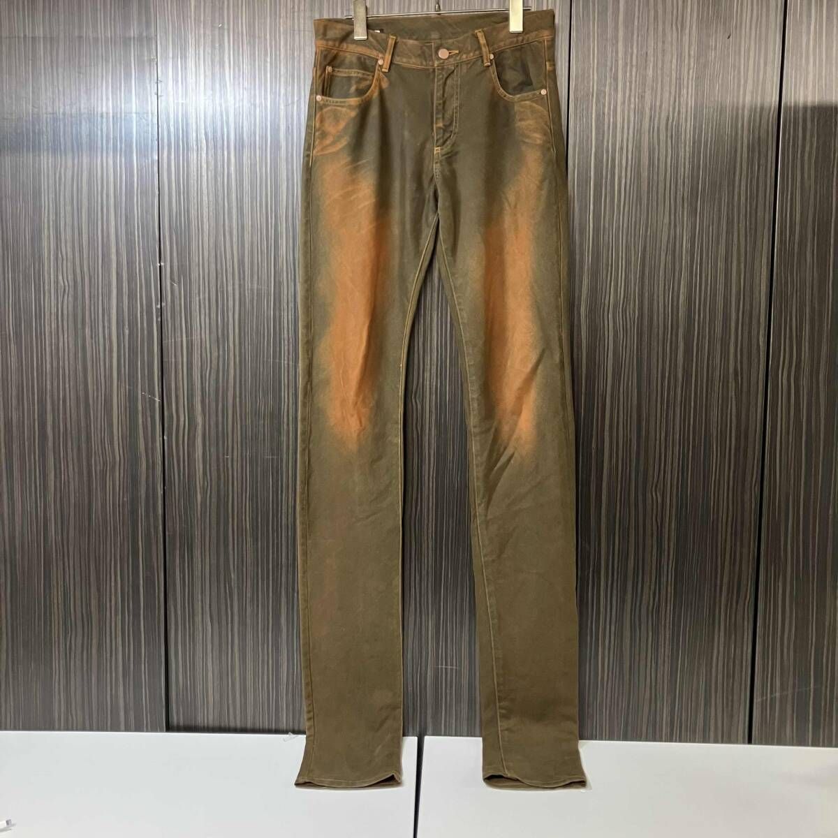 Jean Paul GAULTIER 錆加工スーパーロングパンツ ロングパンツ サイズ46 ブラウン 560-5.CPR.PG ジャンポールゴルチエ 36,218円