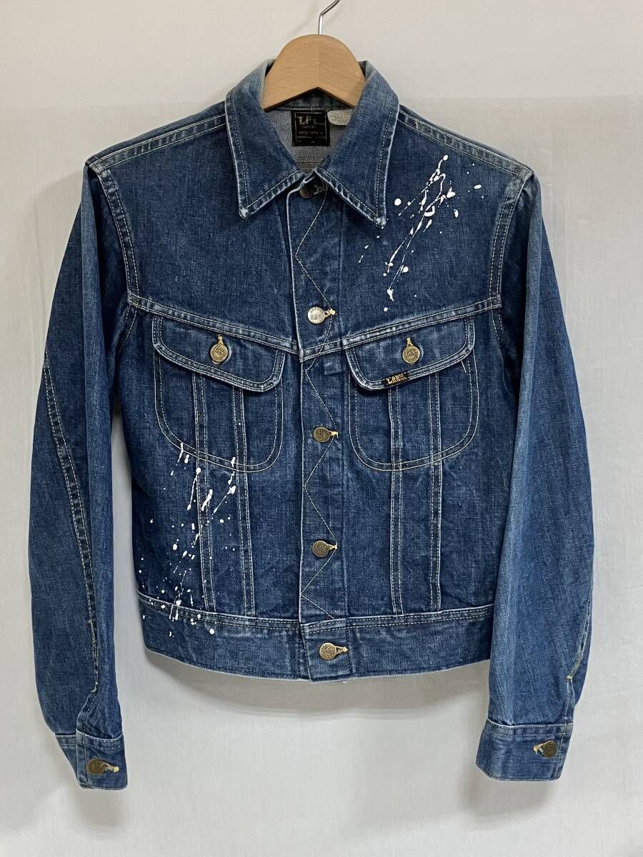 Lee デニムジャケット Gジャン サイズXS相当 インディゴ 70s USA製