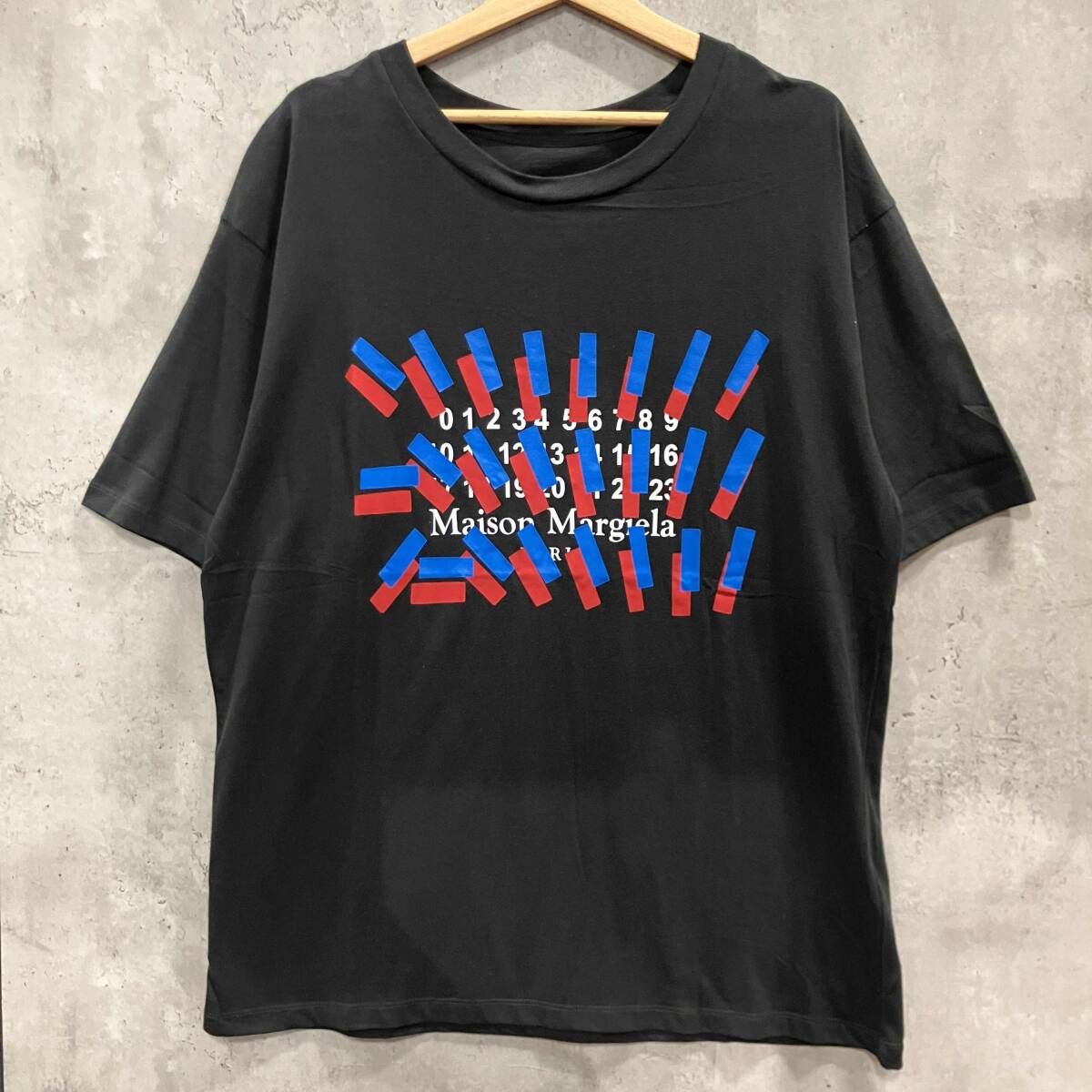 Maison Margiela 半袖Tシャツ カレンダーロゴtee size48 ブラック