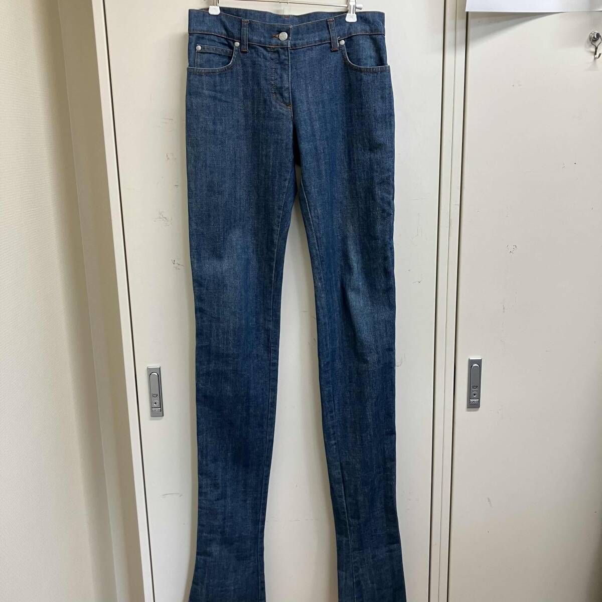 Archive Jean Paul gaultier long pants ロングデニムパンツ　28 ブルー　アーカイブ　ジャンポール・ゴルチエ