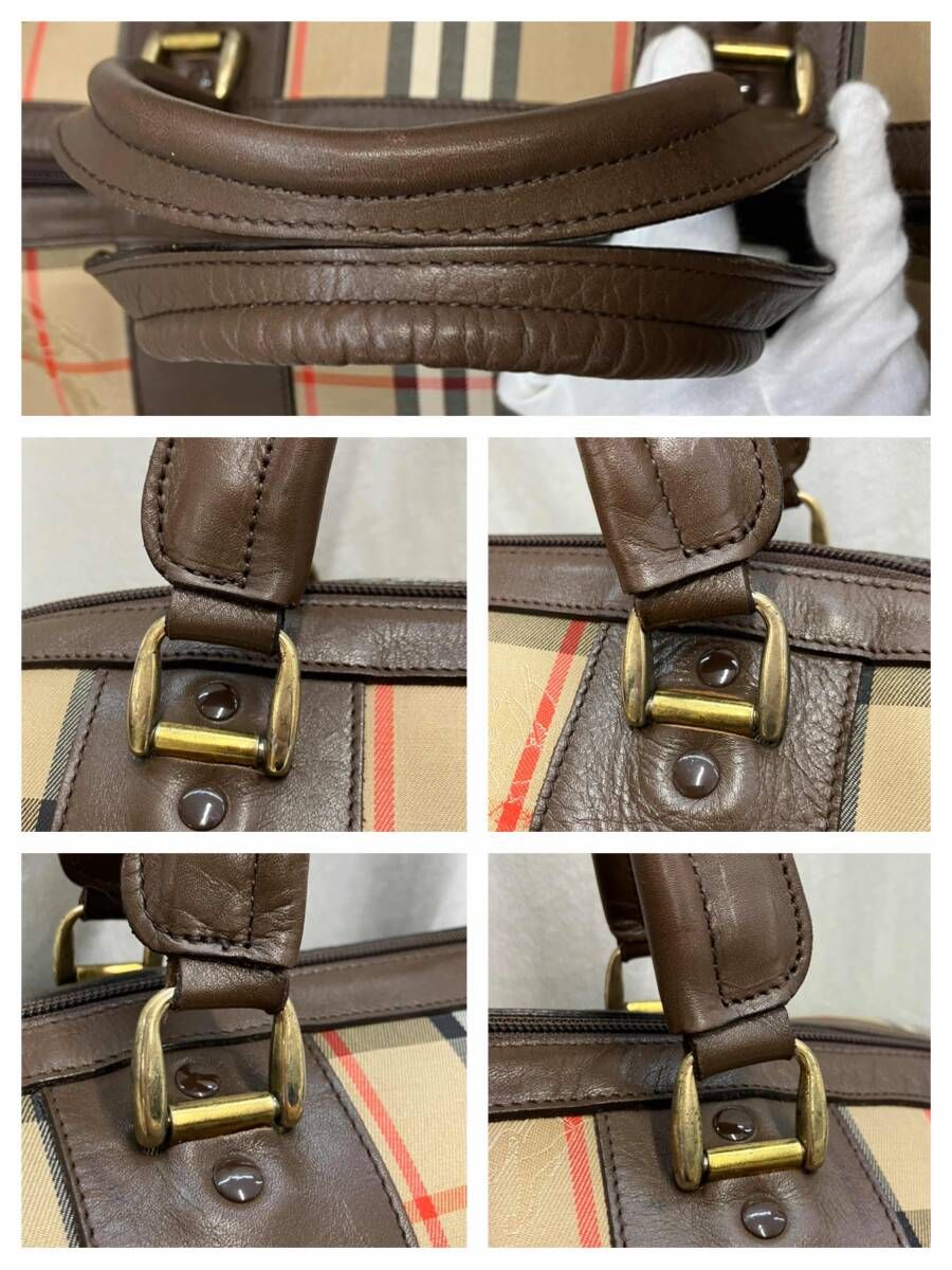 Burberrys バーバリーズ ボストンバッグ ベージュ ノバチェック