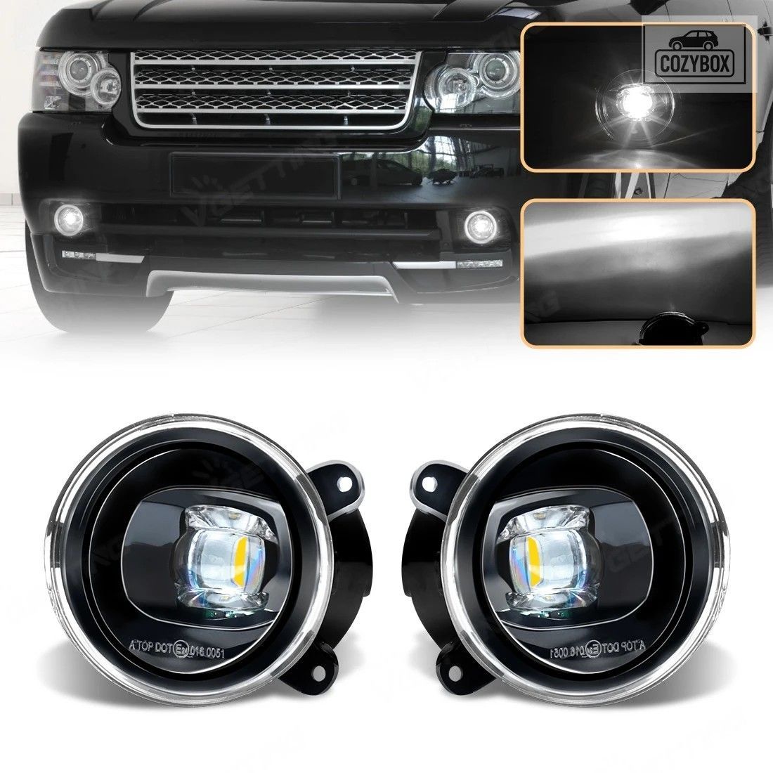 1 ペア ランドローバーディスカバリー LR3 レンジローバースポーツ 2003-2009 LED