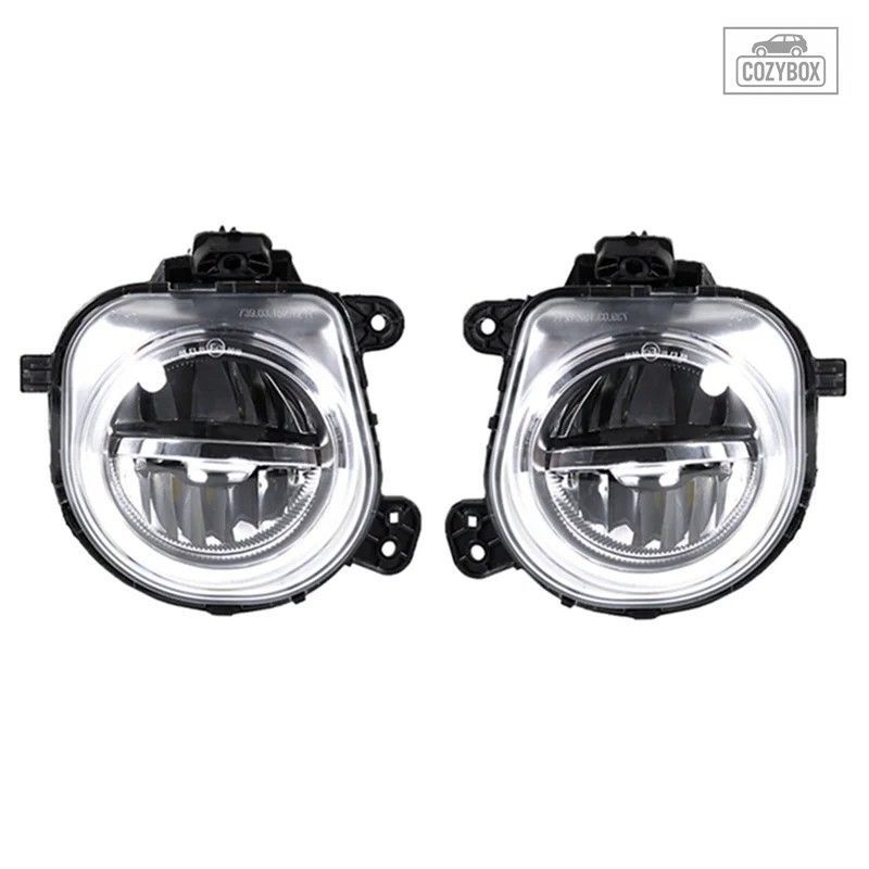 B08A-1 ペアフロント バンパー LED フォグライトランプ DRL ドライビングランプ BMW