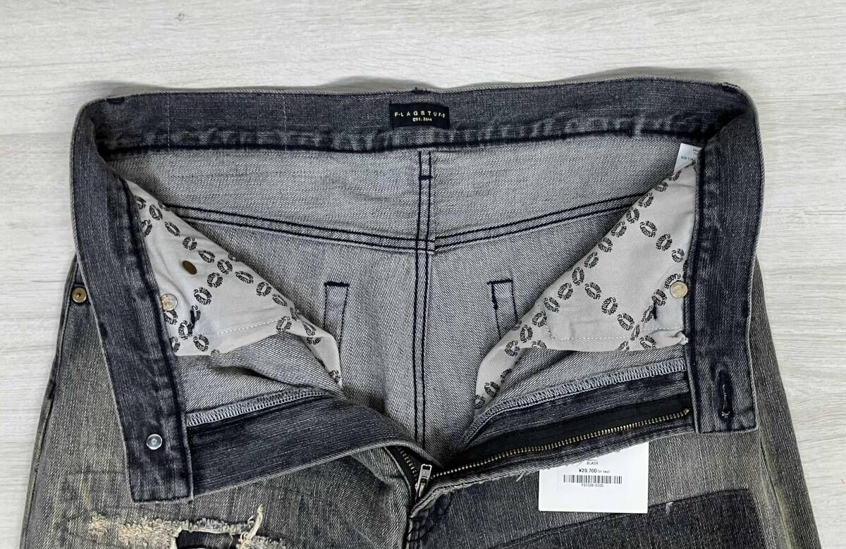 F-LAGSTUF-F FLAGSTUFF フラグスタフ BORO DENIM PANTS FS1528 ボロ