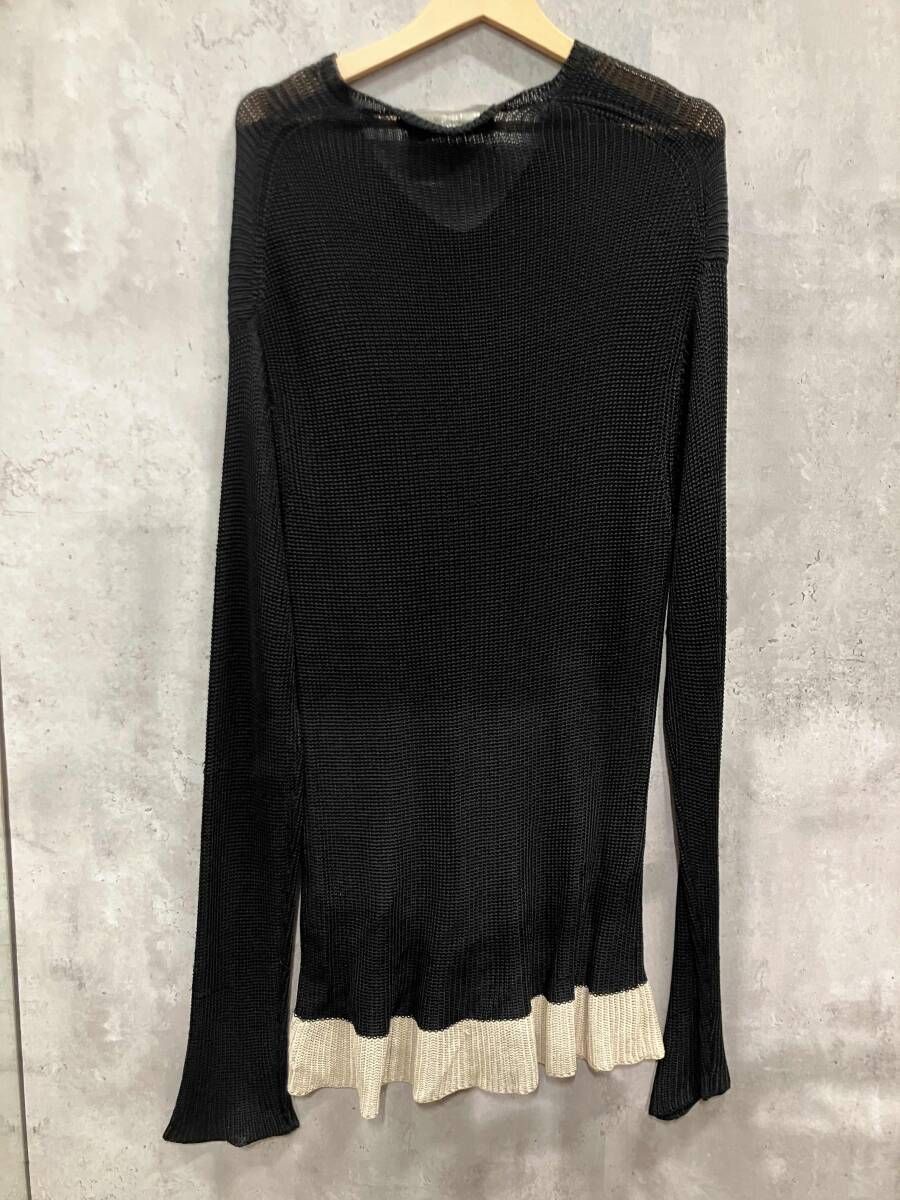 AD1994 田中オム COMME des GARCONS HOMME レーヨンニット ブラック