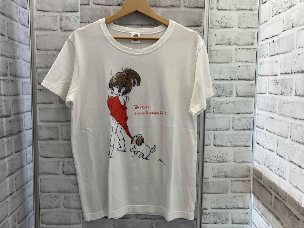 aiko/Happy Birthday LLP21/ライブTシャツ/ホワイト/半袖Tシャツ/2018