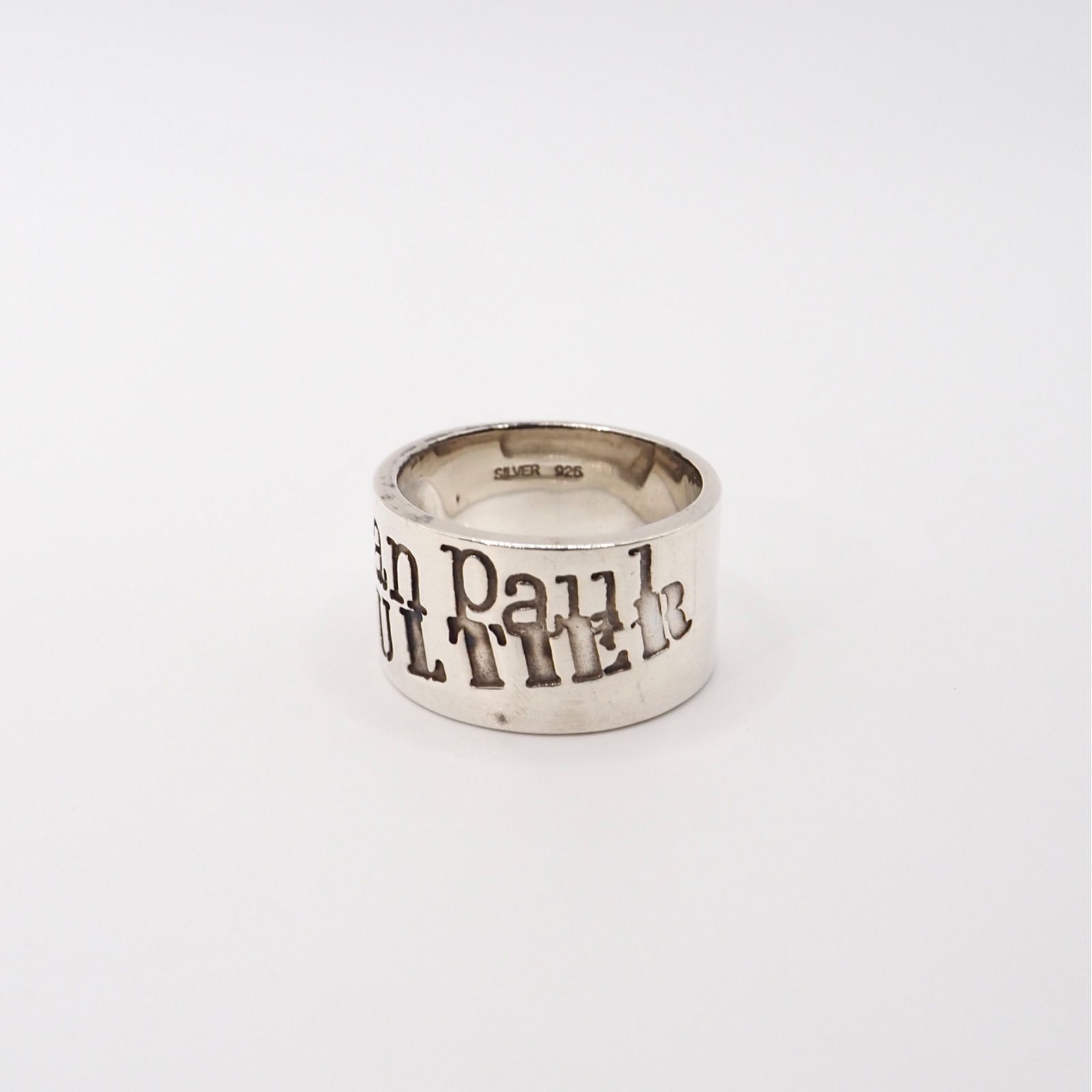 Jean Paul Gaultier 約10号 ロゴリング シルバー925 ジャンポールゴルチエ