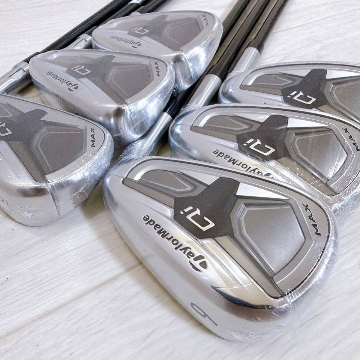新品 TaylorMade Qi MAX テーラーメイド メンズアイアンセット 現行 6本 フレックスS 右利き G-0411
