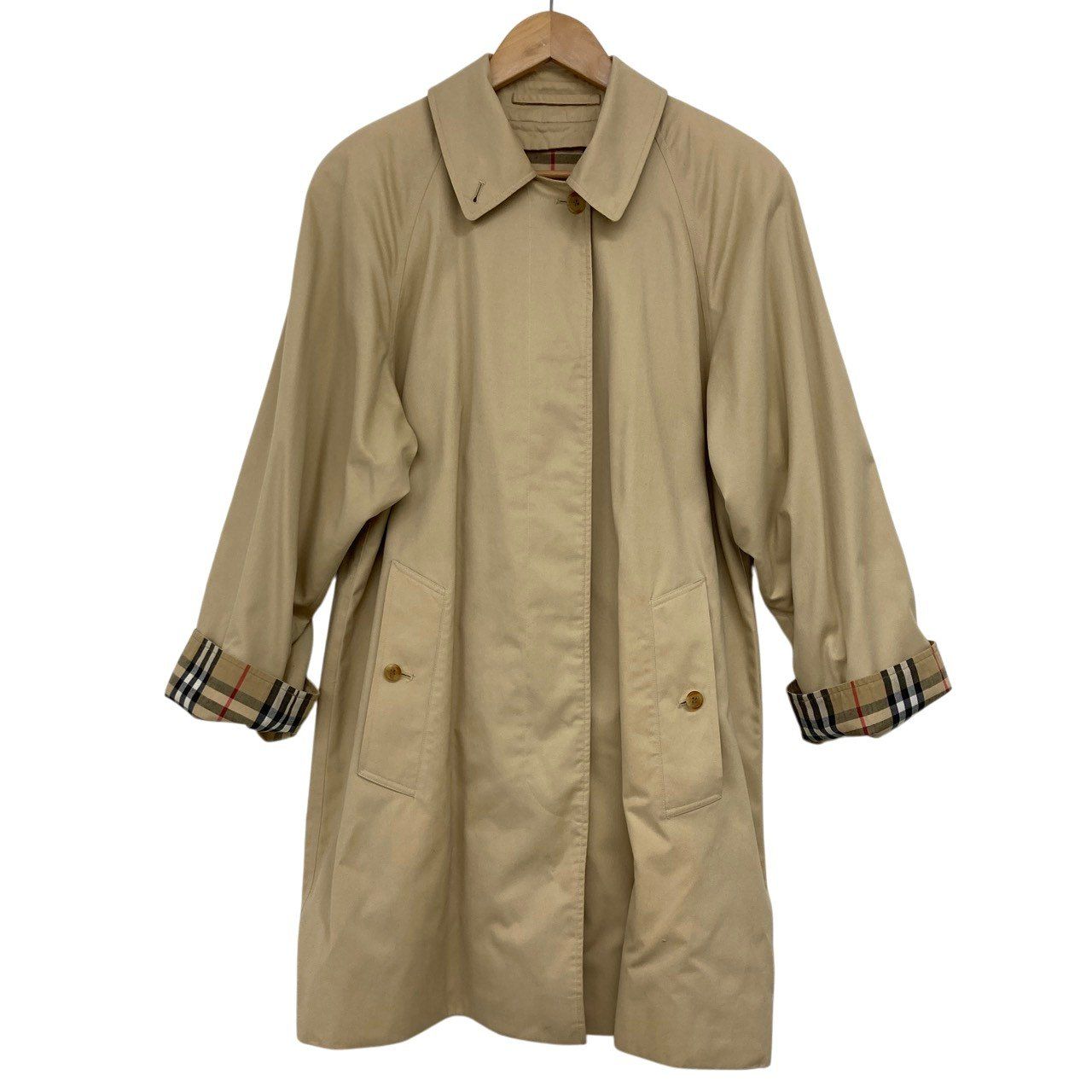 Burberry's/バーバリー/イングランド製/ステンカラー/コート/ハーフ