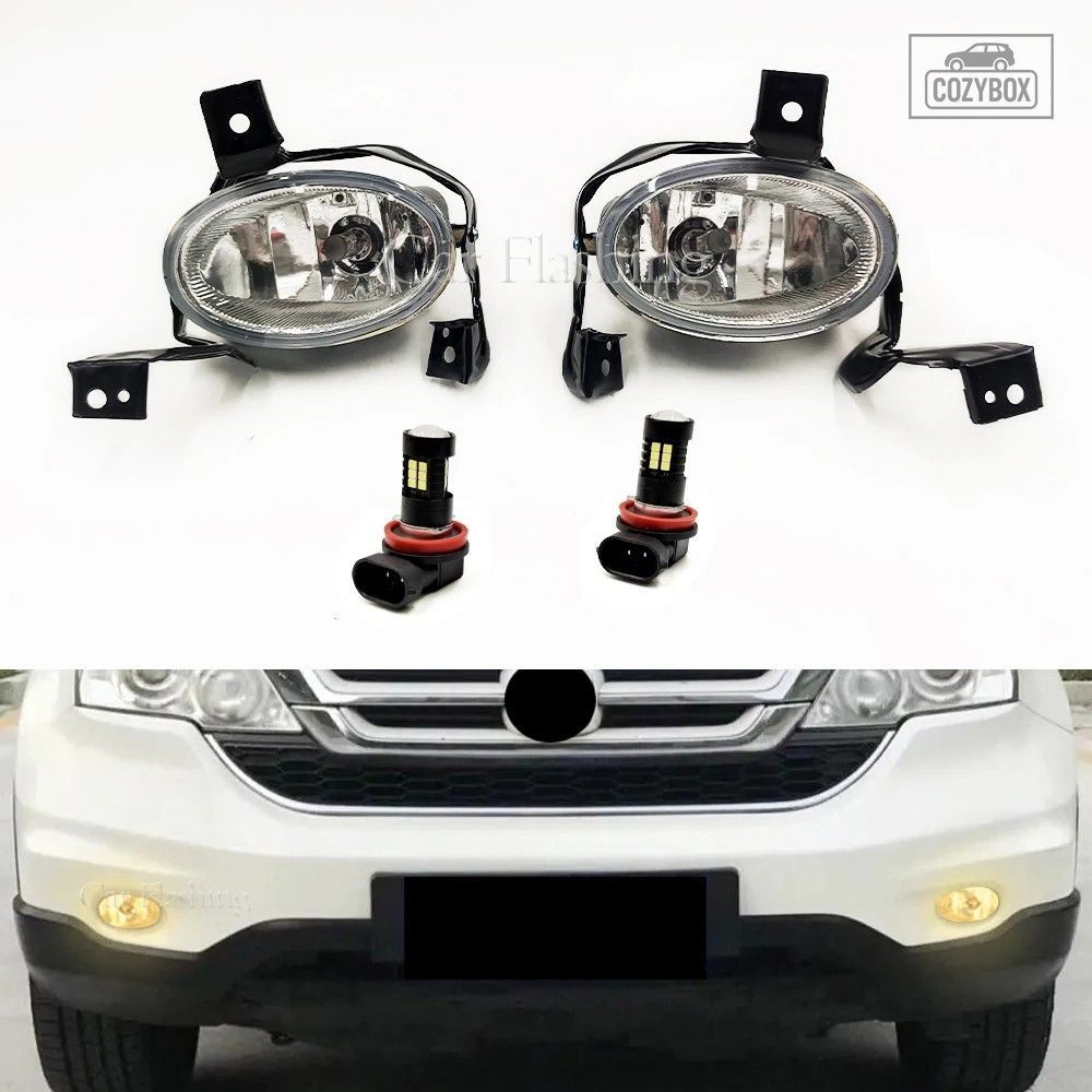 フロント バンパー フォグランプハロゲン フォグランプ ホンダ CRV CR-V III RE1 RE2 11,432円