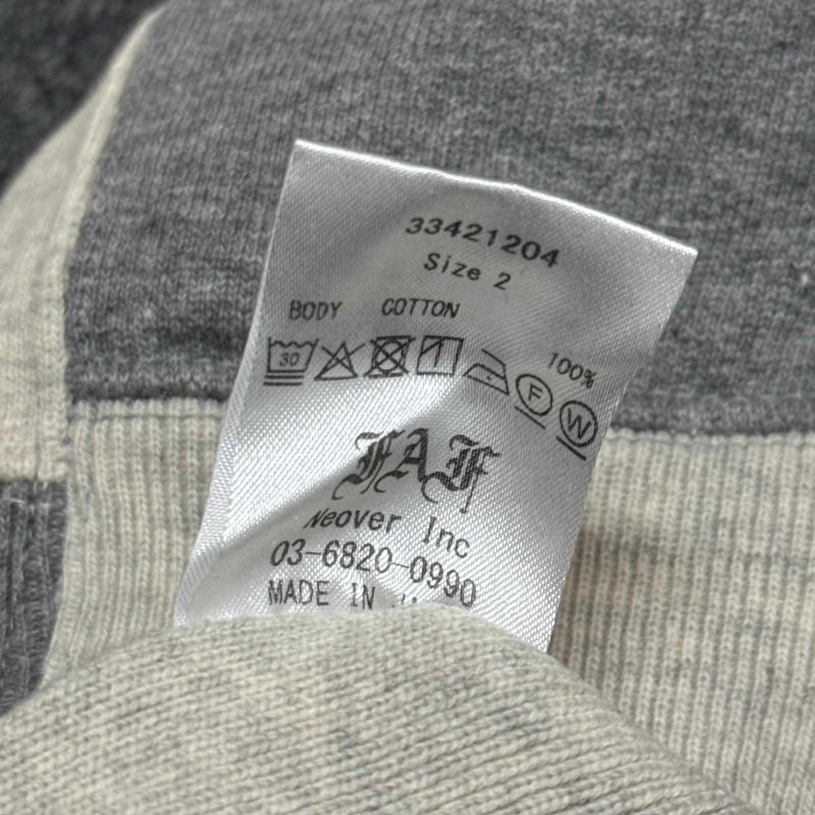 参考上代33000円 FAF(Fake As Flowers) DILEMMA CREWNECK SWEAT