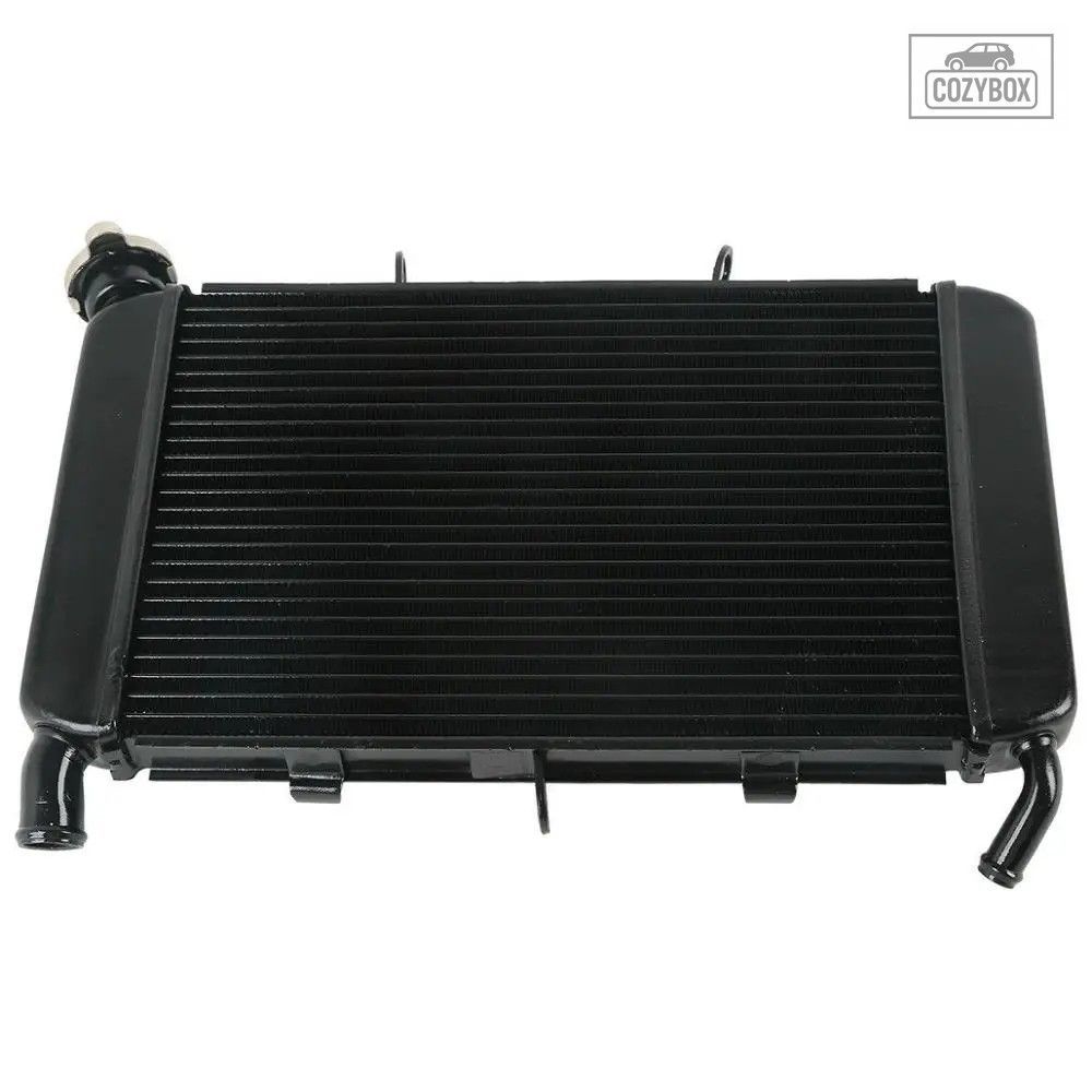 オートバイアルミ ラジエータークーラー冷却 ヤマハ XJ6 2009-2016 FZ6R 2009-2017