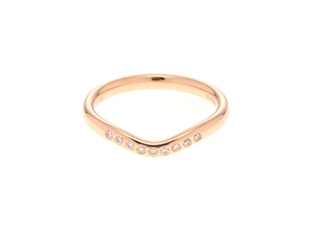 TIFFANY&Co. ティファニー ジュエリー カーブドバンドリング 9PD