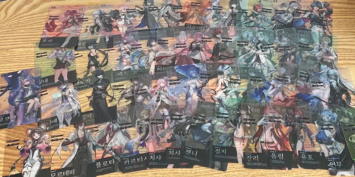 明朝クリアフォトカード49種まとめ出品