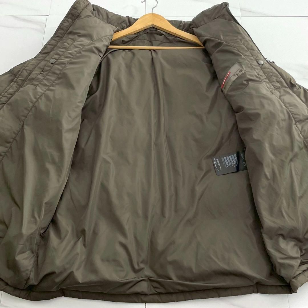 PRADA down jacket 2way triangle logo 48 - メルカリ
