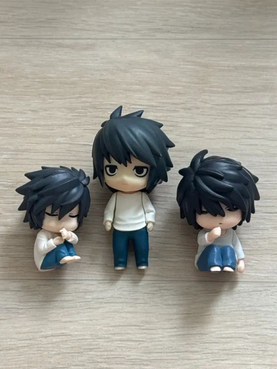 DEATH NOTE(デスノート) L フィギュア 3種 まとめ (傷あり) ぷちねんど+肩ズン+ねむらせタイ