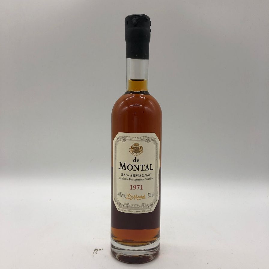 de Montal 1971 アルマニャック 200ml お値引きしました！ アルマニャック ド モンタル 1971 200ml 40% 【J4】 - メルカリ
