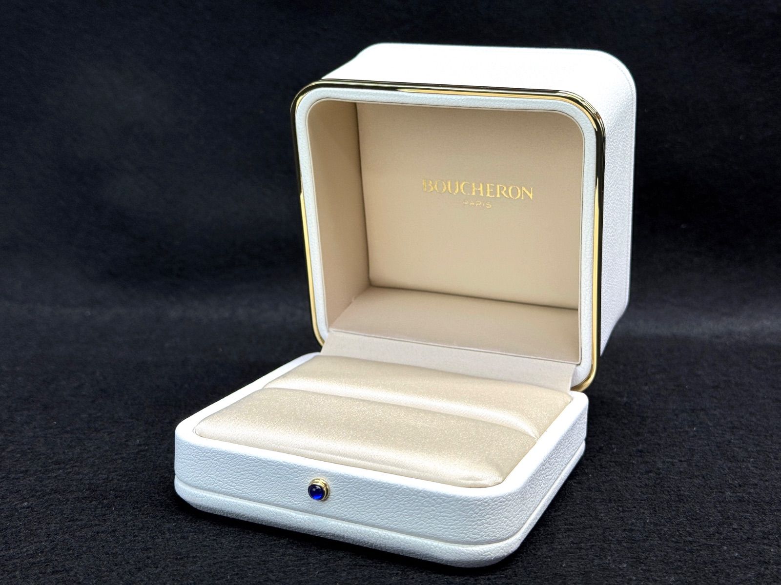 ME019】美品 Boucheron ブシュロン ジュエリーボックス ケース 箱 指輪