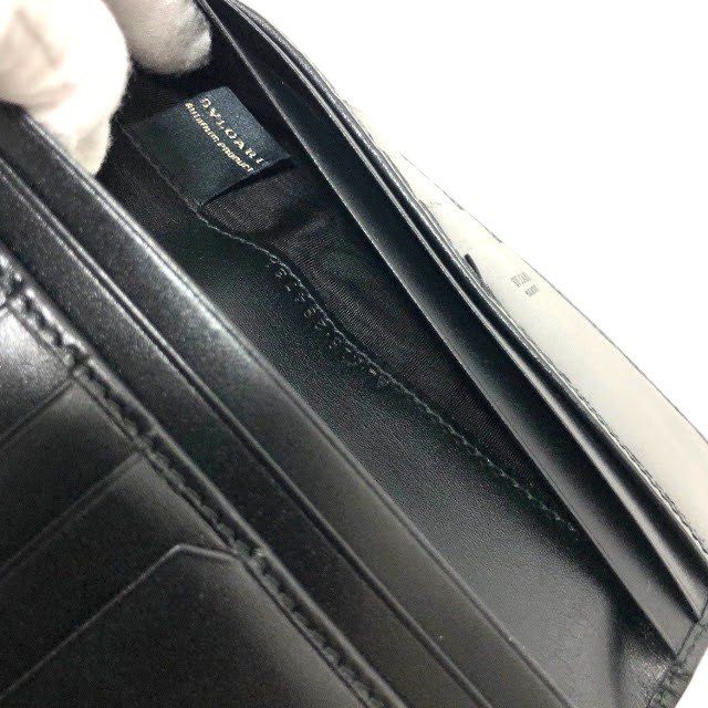 美品/BVLGARI/ブルガリ/セルペンティ/スカリエ/マン/二つ折り長財布