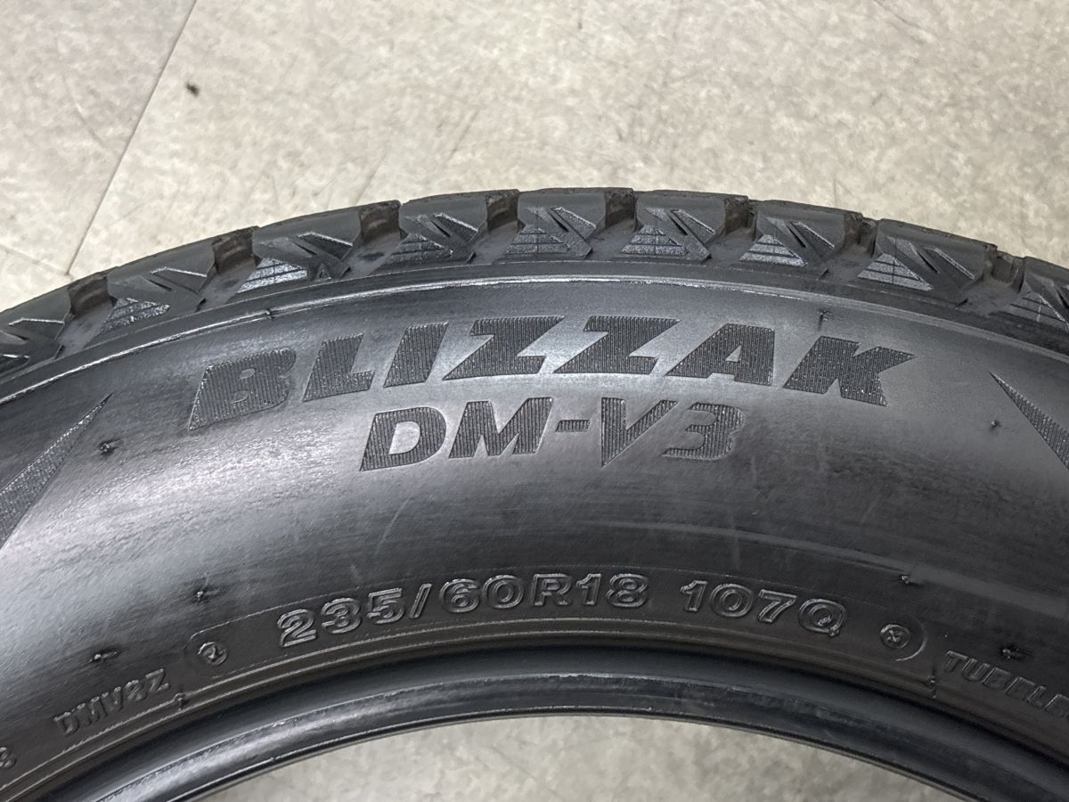 バリ溝 2本セット】ブリヂストン ブリザック DM-V3 235/60R18 レクサス バリ溝 2本セット】ブリヂストン ブリザック DM-V3 235/60R18 レクサス