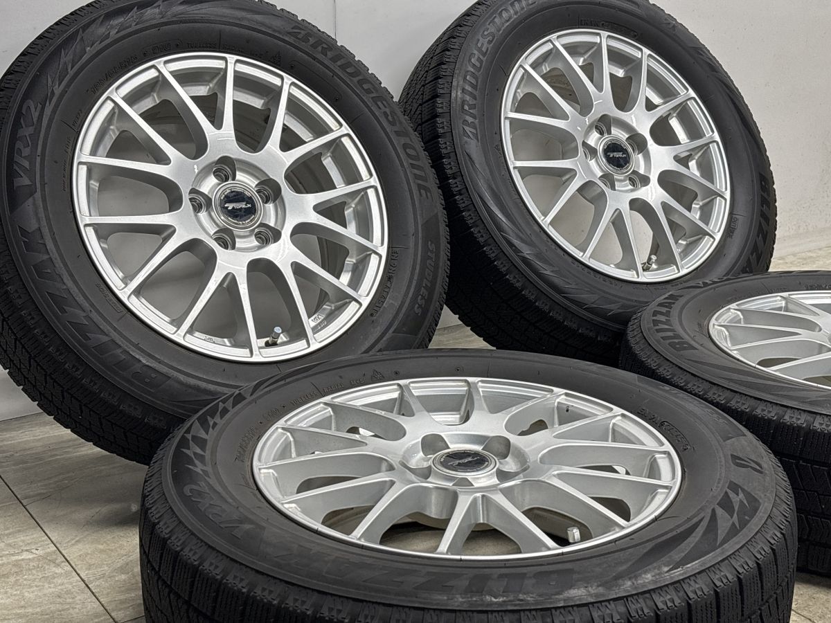 美品】トップラン 15in 6J +43 PCD100 ブリヂストン ブリザック VRX2 美品】トップラン 15in 6J +43 PCD100 ブリヂストン ブリザック VRX2