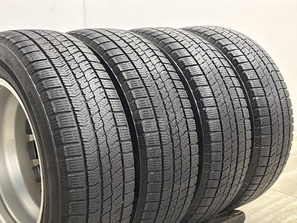美品】トップラン 15in 6J +43 PCD100 ブリヂストン ブリザック VRX2