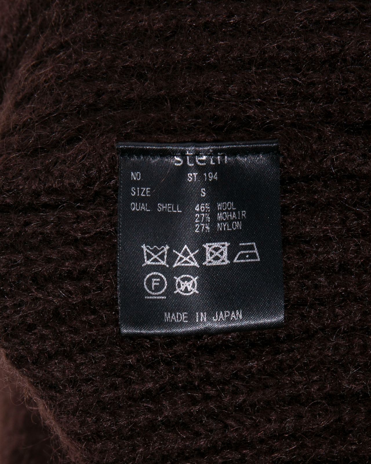 stein シュタイン KID MOHAIR CARDIGAN ST.194モヘアカーディガン_