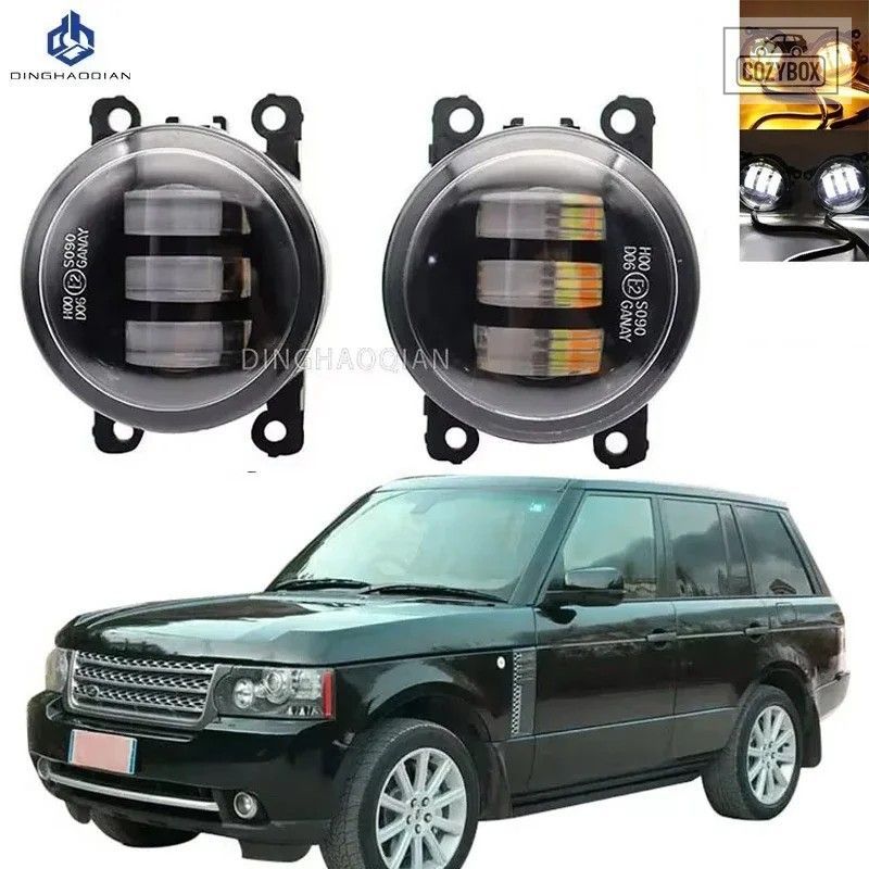 LED フォグライト フロント バンパー フォグランプ DRL H11 12V ランドローバー レ