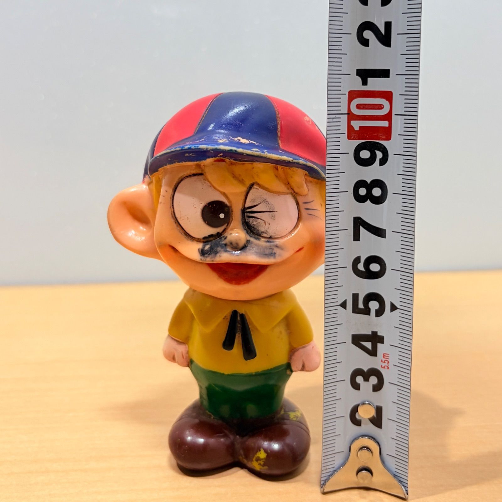 当時物 1968年 怪物くん ソフビ 人形 昭和レトロ 少年画報社 タカトク