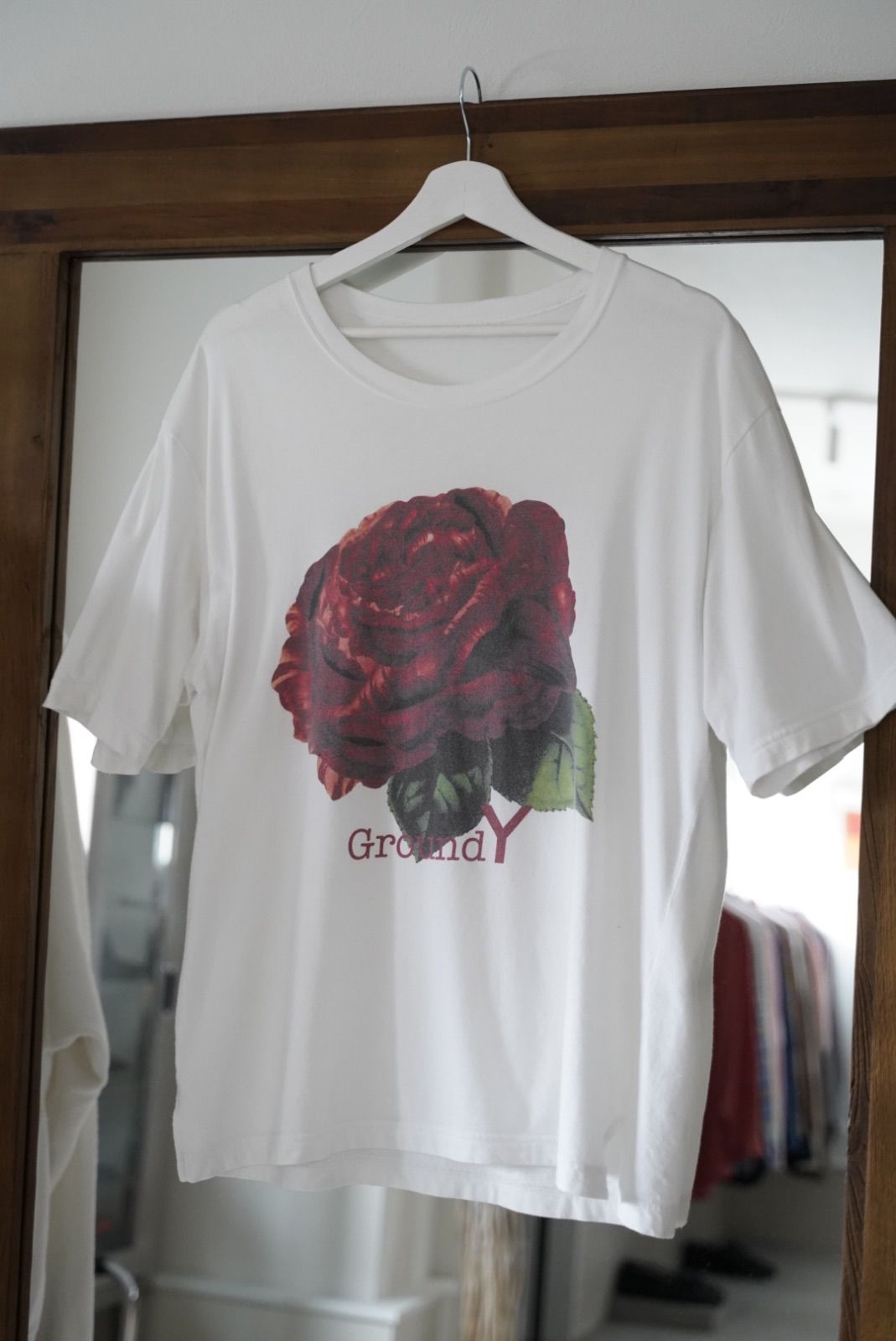 grand Y rose print T-shirt