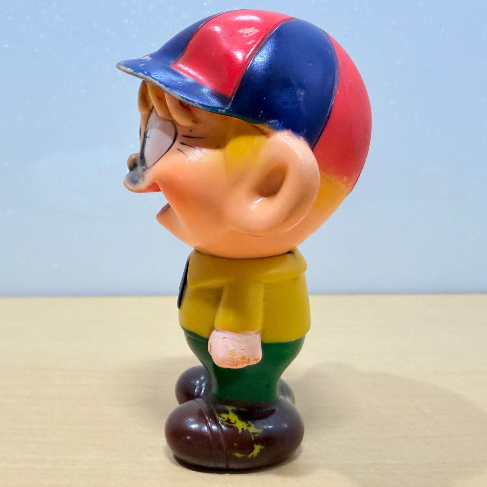 当時物 1968年 怪物くん ソフビ 人形 昭和レトロ 少年画報社 タカトク
