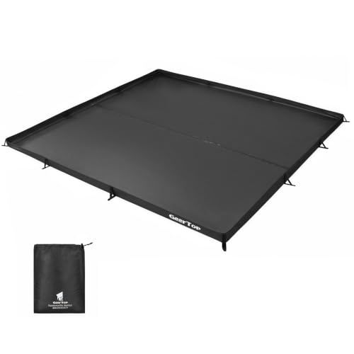 Geer Top リビングシート バスタブ型グランドシート 立ち上がりグランドシート 300×300cm お座敷スタイル リビングフロアシート 立体式 テントマット 耐水圧3000mm 軽量 耐摩耗 アウトドア キャンプ ピクニックｍａ