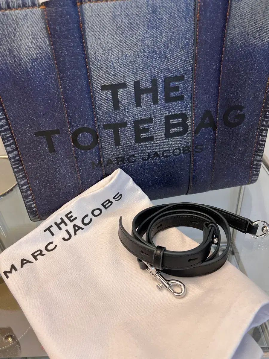 新品 MARCJACOBS マークジェイコブス ザ・トートバッグ デニム Mサイズ