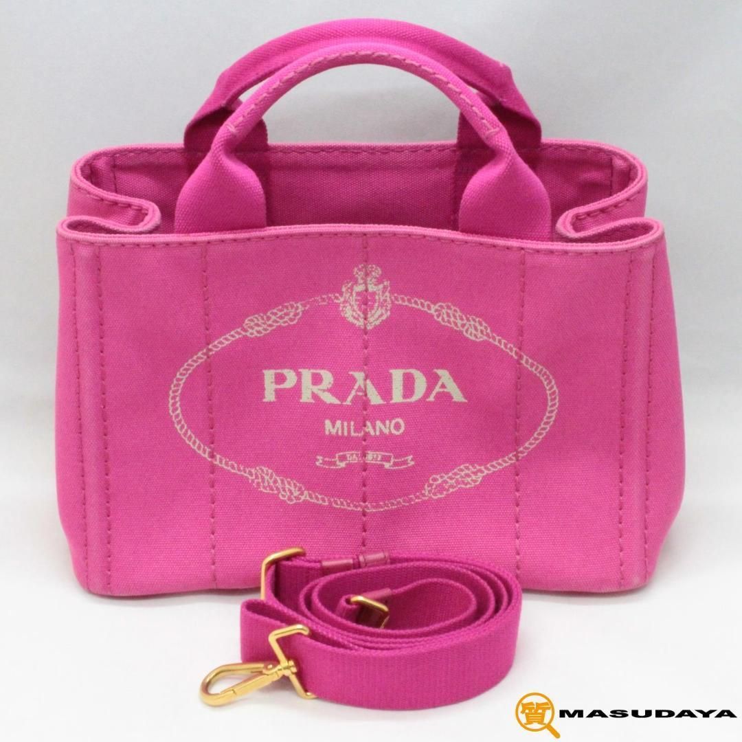プラダ カナパ 2WAY ミニ トートバック B2439G【美品】
