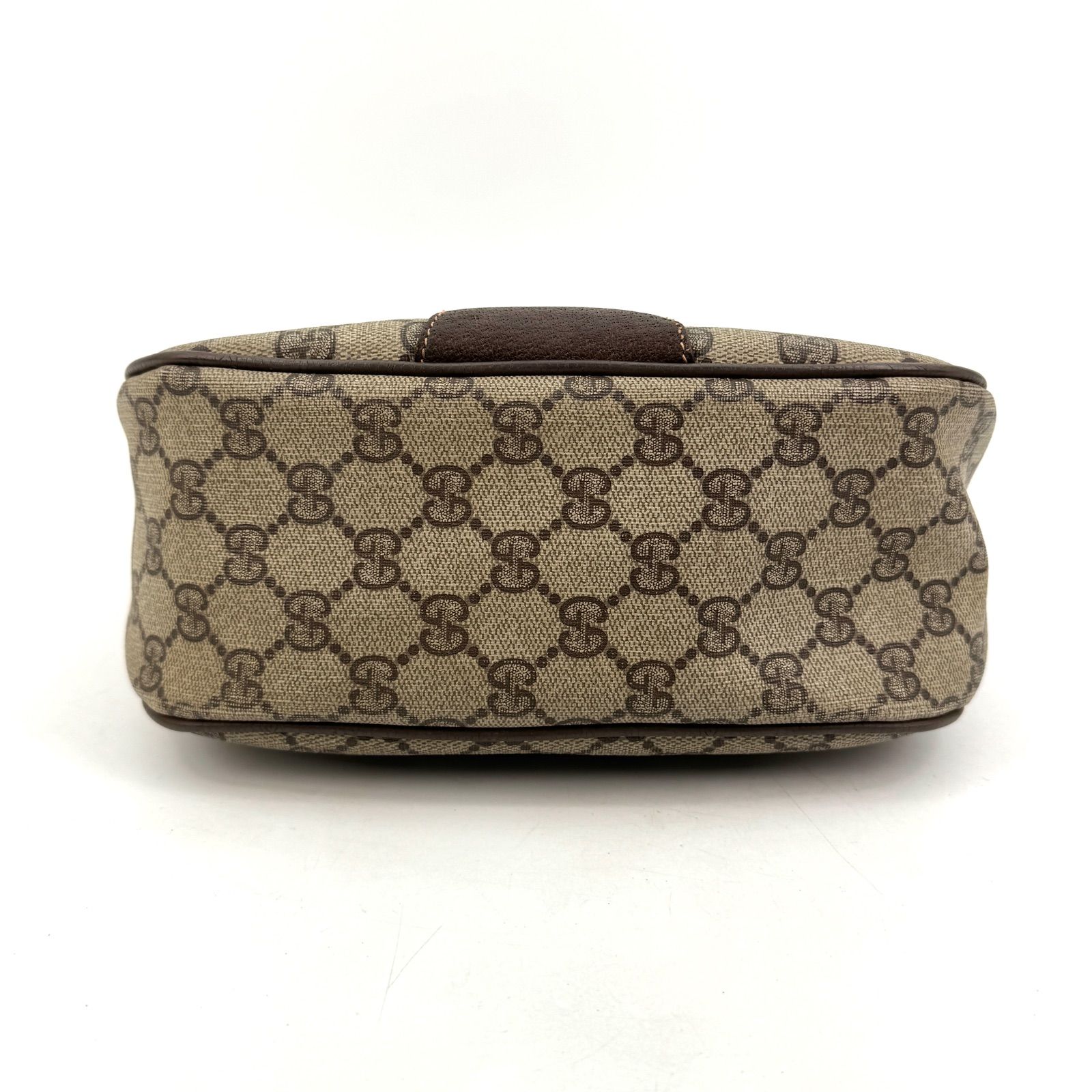 GUCCI グッチ シェリーライン GG柄 ショルダーバッグ PVC レザー