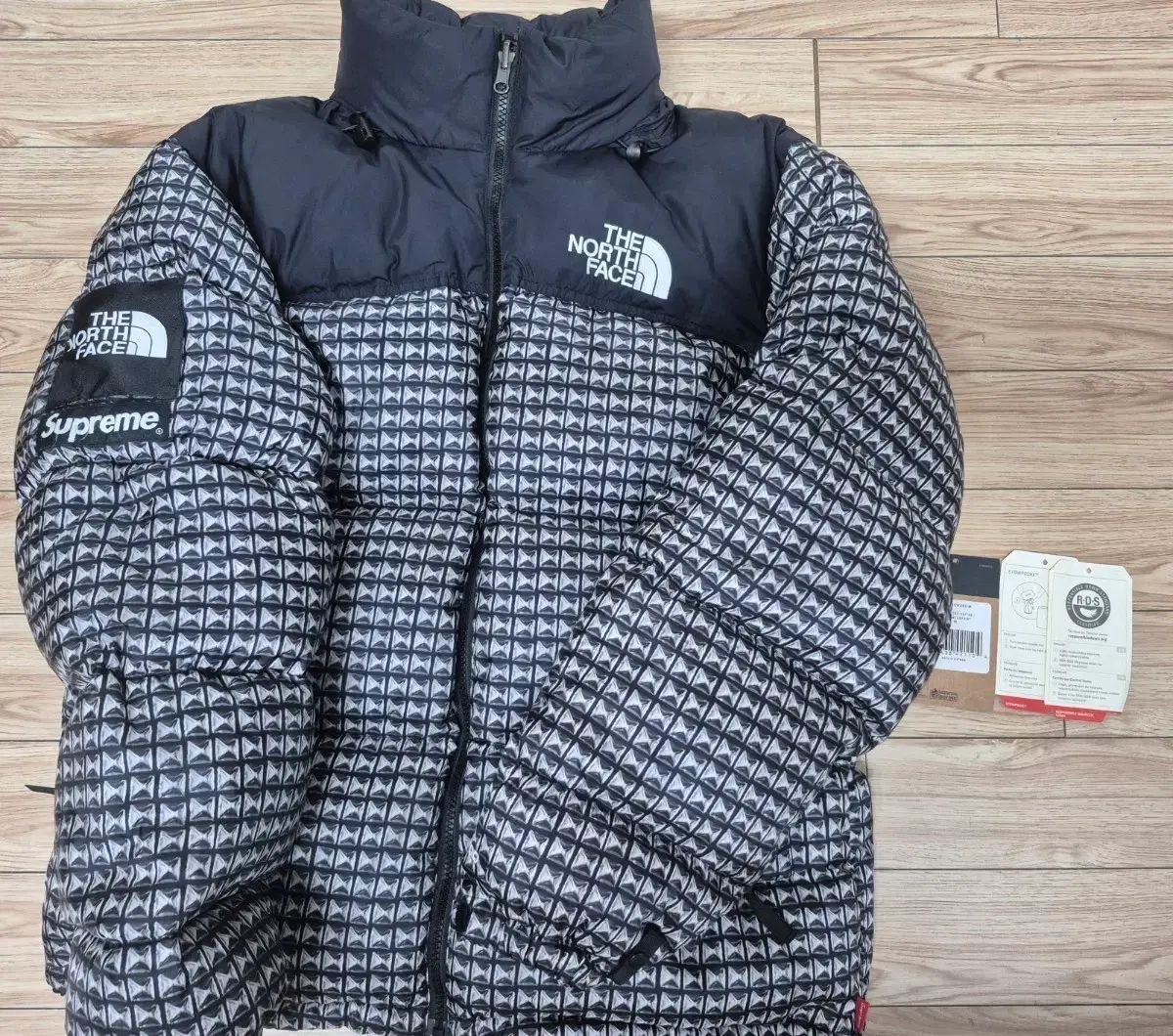 (M) シュプリーム THE NORTH FACE スタッズ Nuptse ダウン ブラック 21SS