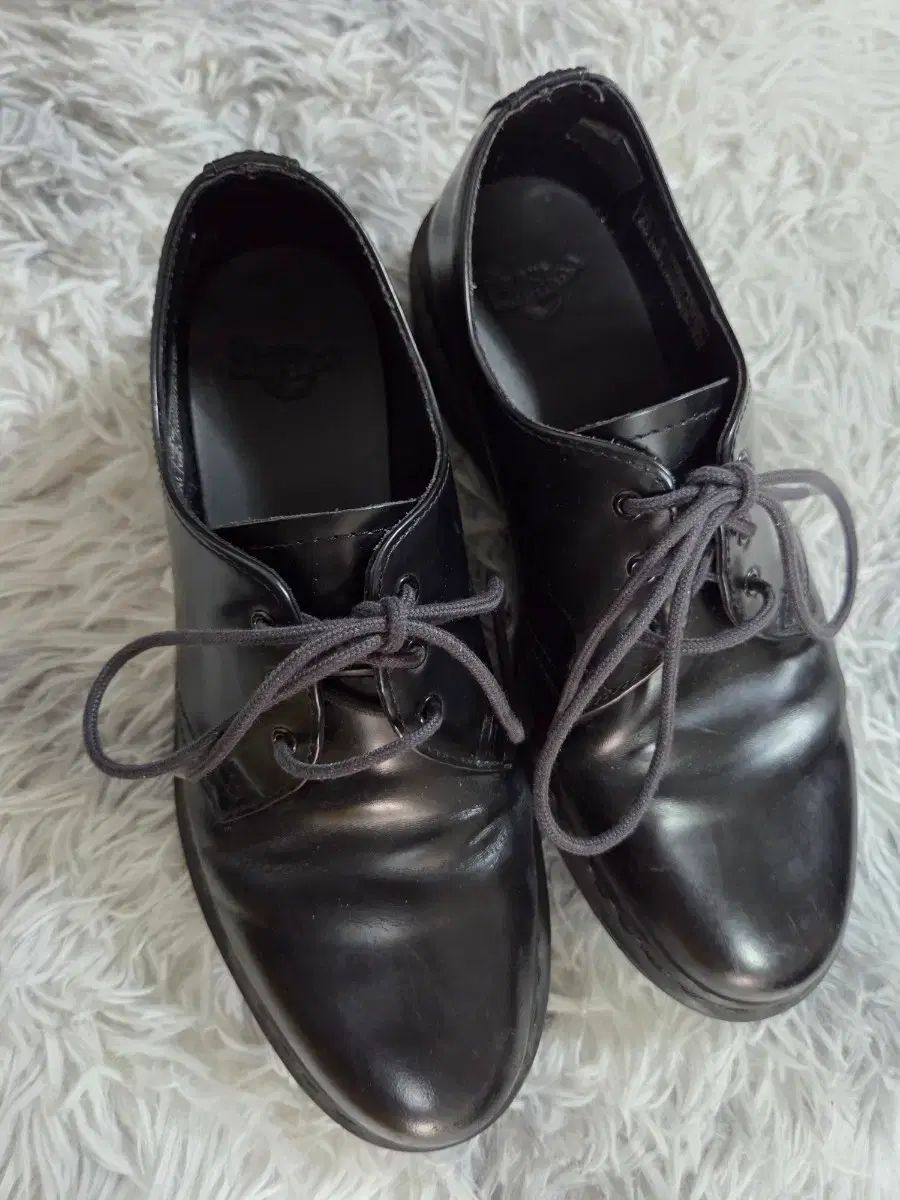 DR. MARTENS ドクターマーチン 1461 ウール オールブラック THE B ドビ シューズ