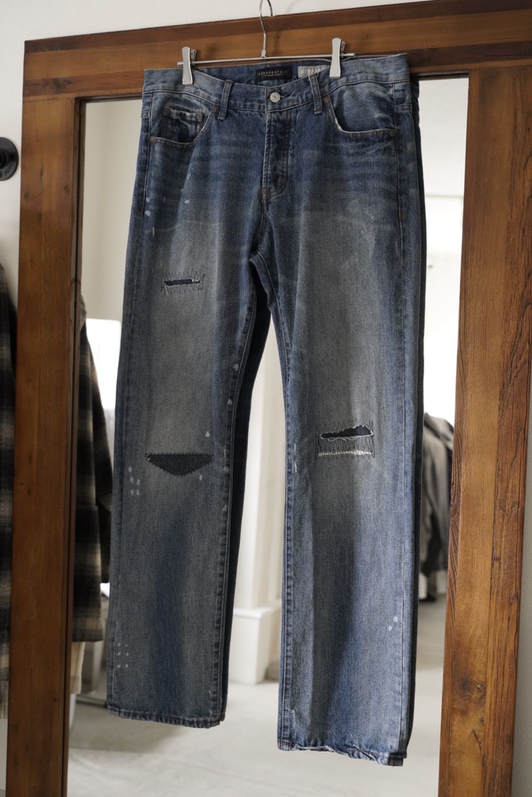 00s damage repair denim pants