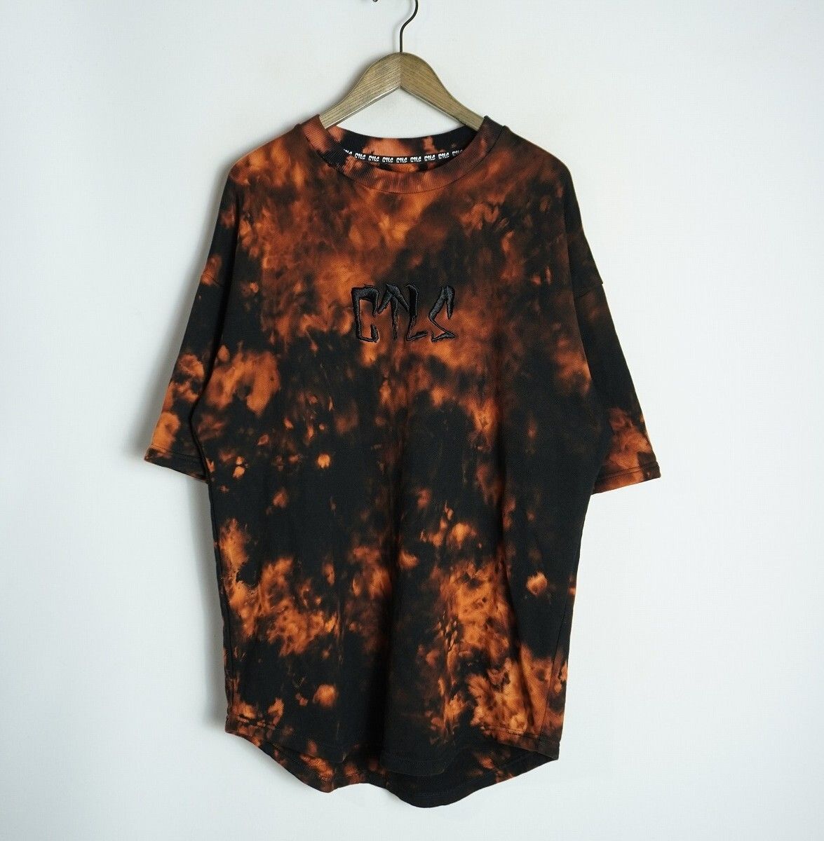 正規 極美品 26SS CTLS シーティーエルエス カタリスト USUAL BLEACH TEE タイダイ ブリーチ 半袖 スウェット Tシャツ 総柄 XL 4161Q♪