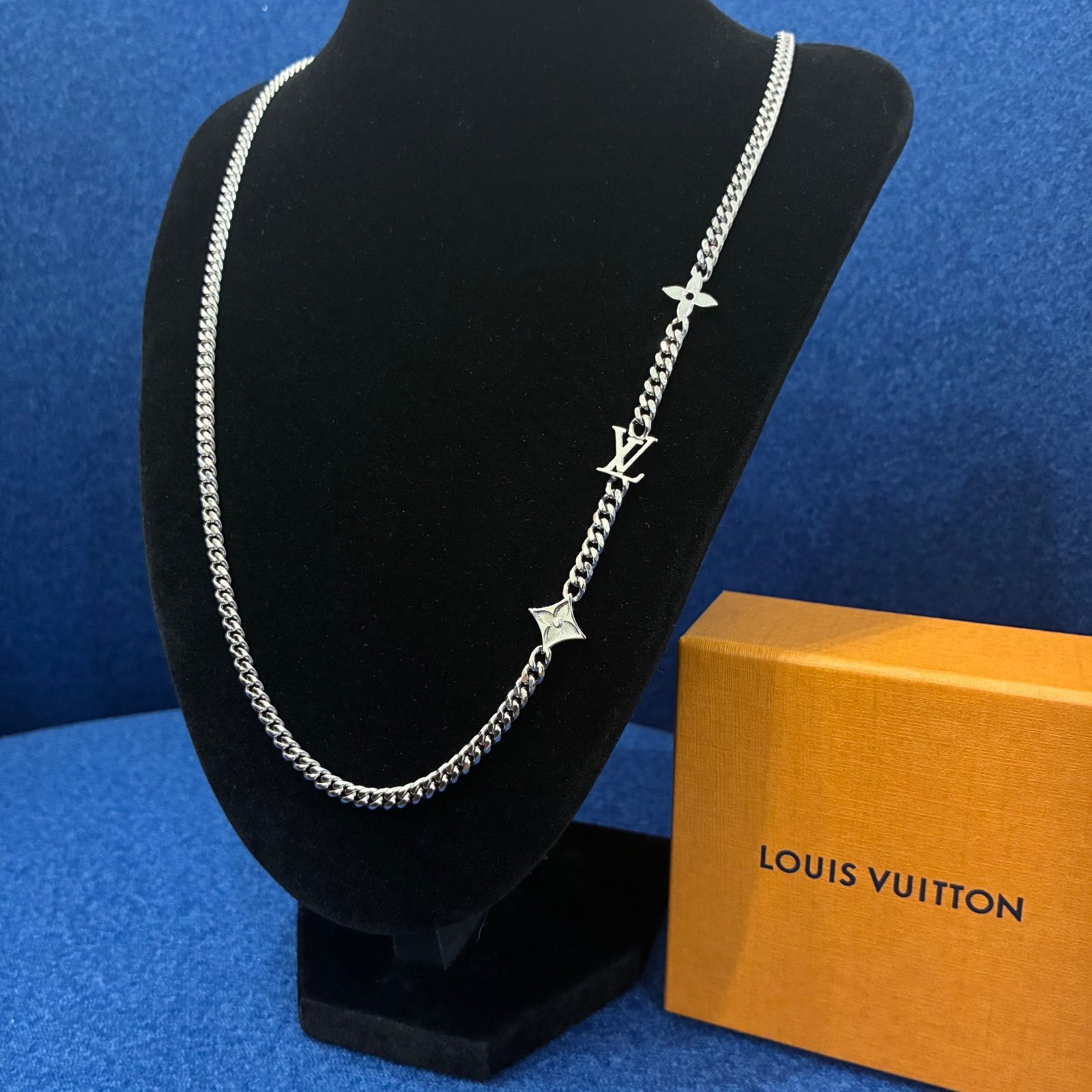 美品】LOUISVUITTON LV ルイヴィトン モノグラムロウ M01490 チェーン