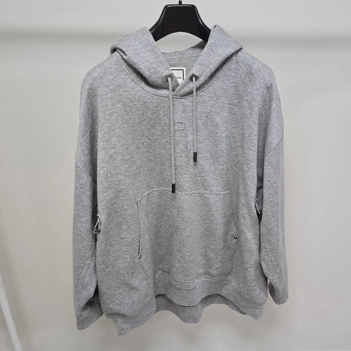 24SS WOOYOUNGMI ウーヨンミ シャーリング ロゴ Tシャツ オーバーサイズ 44サイズ 出品