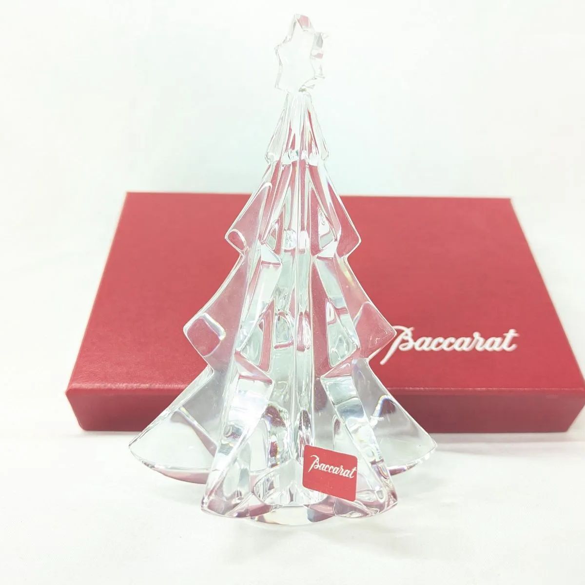 未使用 バカラ クリスタル クリスマスツリー ノエル クリア 置物