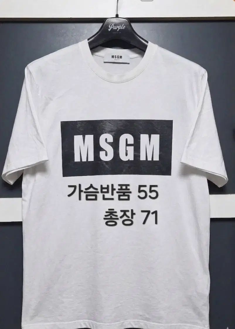 新品 MSGM レディース ボックスロゴTシャツ 半袖 ホワイト ブラック XS 