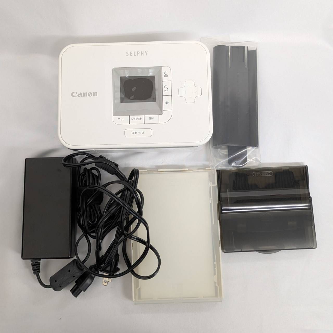 Canon SELPHY CP740 コンパクトフォトプリンター ホワイト 純正インク