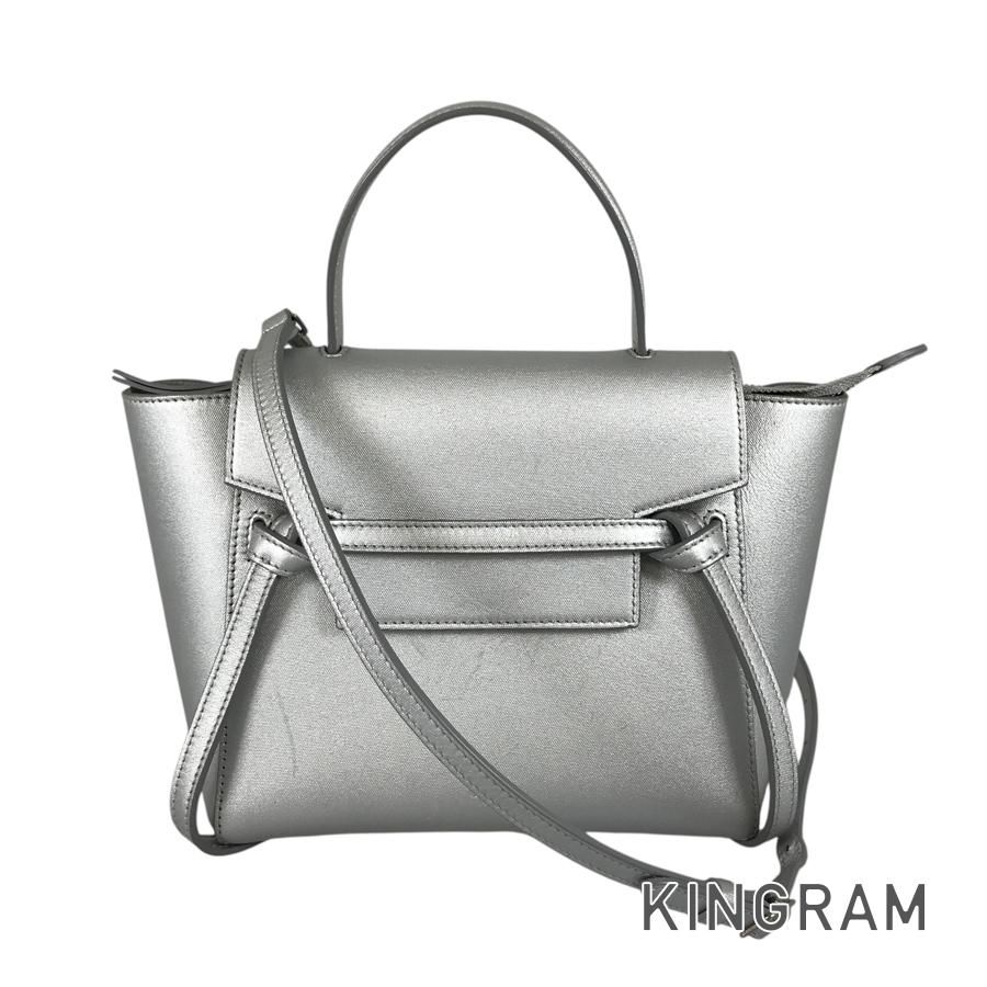 セリーヌ CELINE ベルトバッグ レザー ハンドバッグ sst【中古】