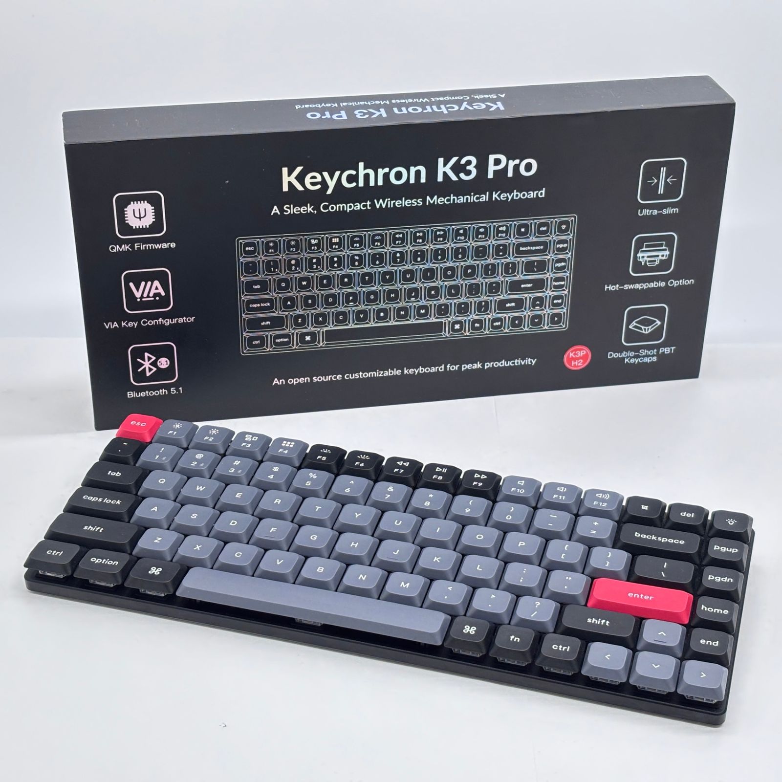Keychron K3 Pro RGB JIS配列 青軸 中古 - メルカリ