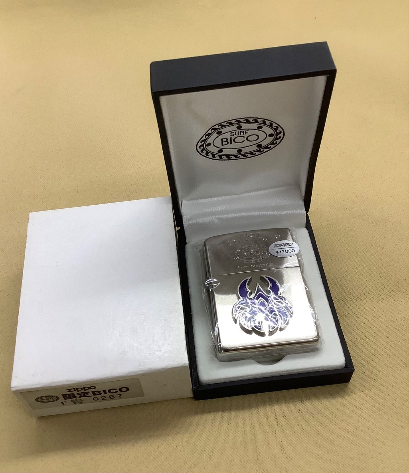 Zippo 限定BICO F青 銀仕上げ