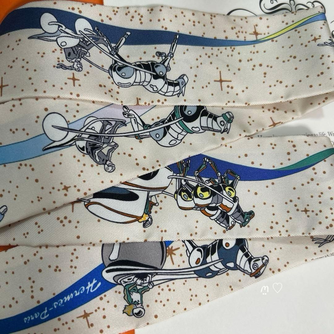 エルメス　ツイリー　☆2本セット☆ スペースダービー　馬　スカーフ 新品HERMESエルメス ツイリー スペースダービー シルクスカーフ 馬