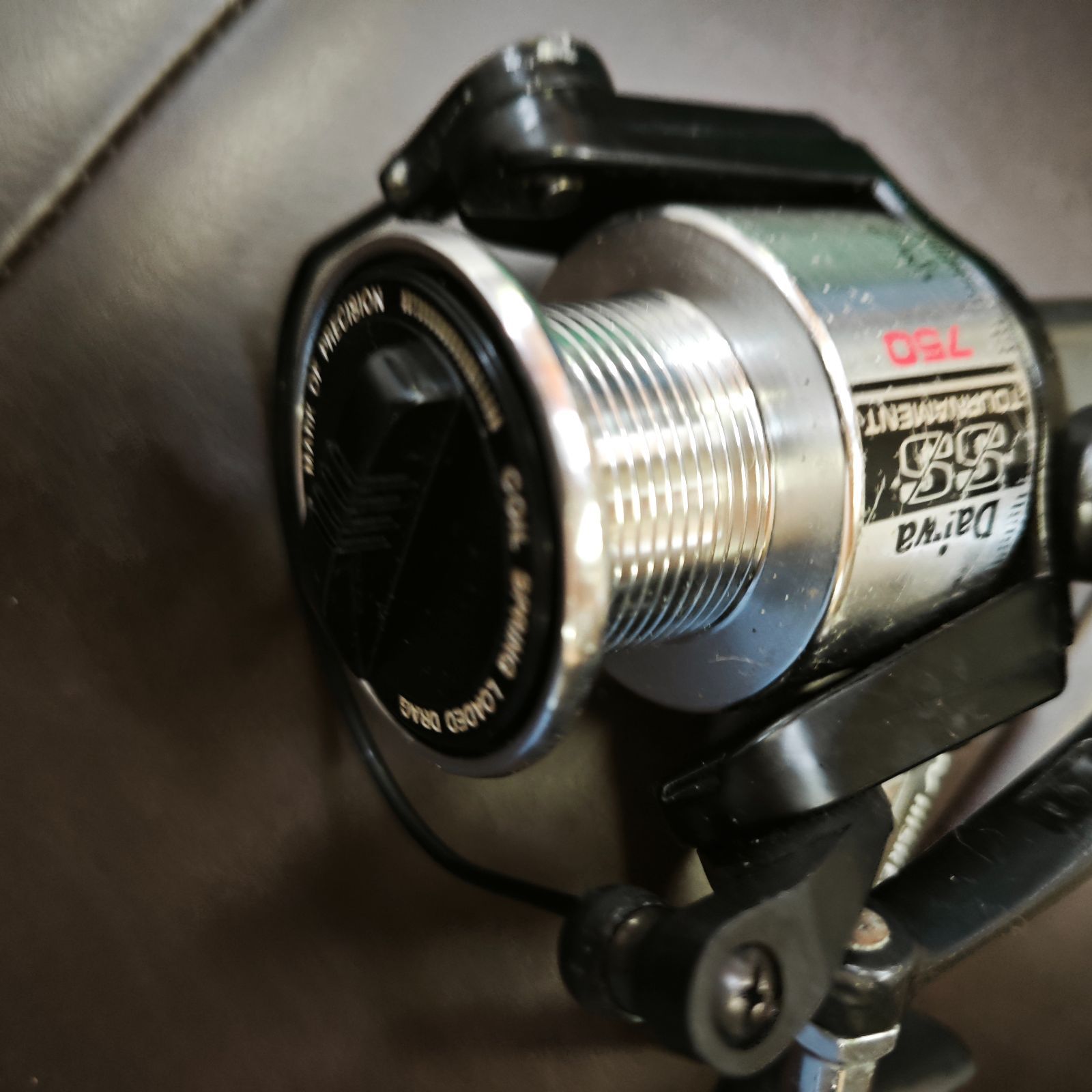 ダイワ ウイスカー トーナメント SS-750 スピニングリール オールド